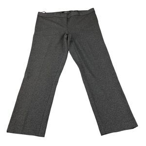 Amanda+Chelsea Amanda Ankle Pants Womens 12 Charcoal Modern Fit Stretch
